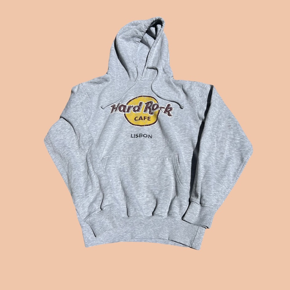 Hard Rock Cafe Grey Medium Hoodie